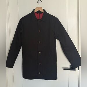 Percival Waterproof Black Sherlock Short Trench Coat